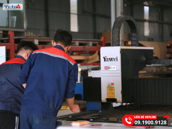 Máy cắt laser sợi quang với công suất hơn 6000W tại Ychi Việt Nam