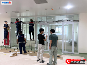 Ychi Việt Nam phát triển cửa tự động tích hợp tính năng báo cháy