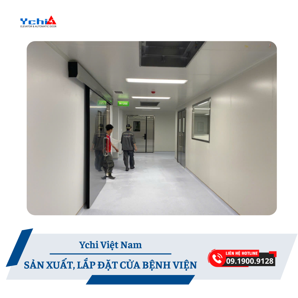 Dự án cửa bệnh viện do Ychi Việt Nam sản xuất, lắp đặt
