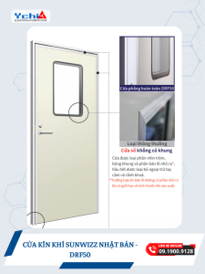 Cửa kín khí DRF50 - Sunwizz Nhật Bản