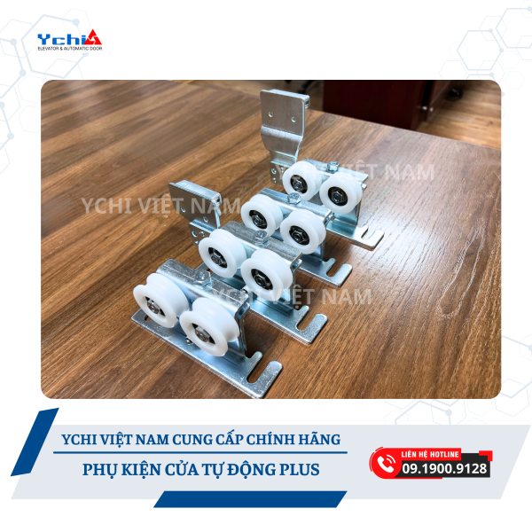 Con lăn/bánh xe hệ thống cửa tự động Plus do Ychi Việt Nam cung cấp