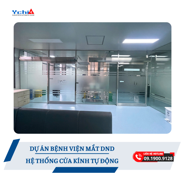 Hệ thống cửa phòng phẫu thuật tại dự án Bệnh viện DND Sài Gòn do Ychi Việt Nam sản xuất, lắp đặt