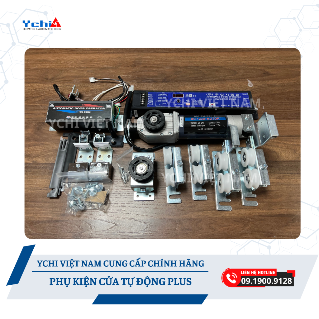 Bộ phụ kiện cửa tự động Plus chính hãng do Ychi Việt Nam cung cấp