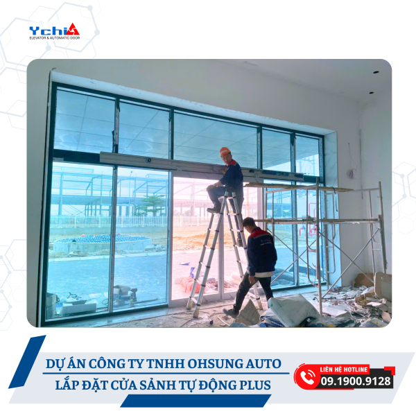 Cửa tự động Ychi tại dự án Ohsung Auto