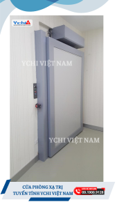 Cửa phòng xạ trị Ychi Việt Nam được trang bị với nhiều quan trọng