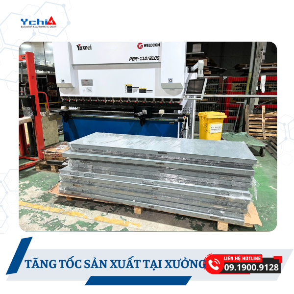 Ychi Việt Nam chuyên gia công nhôm với máy móc, công nghệ hiện đại