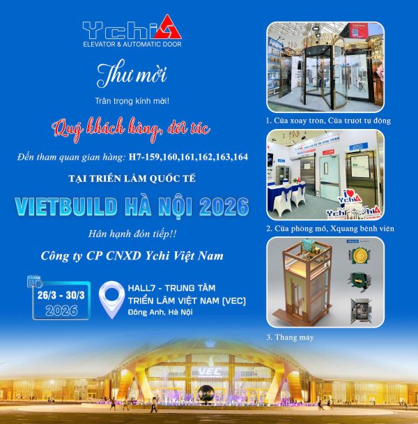 Thư mời tham quan gian hàng Ychi Việt Nam tại Triển lãm Vietbuild 2026