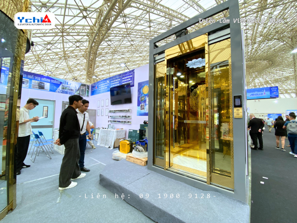 Thang máy gia đình của Ychi Việt Nam tại Vietbuild 2026