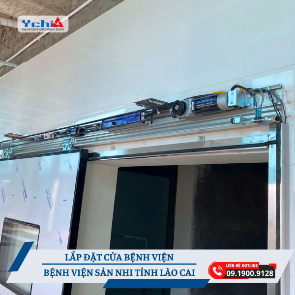 Động cơ cửa phòng mổ được Ychi Việt Nam nhập khẩu chính hãng Hàn Quốc