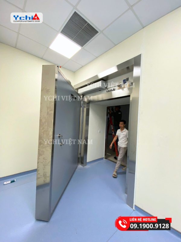 Ychi Việt Nam hoàn thiện cung cấp cửa phòng xạ trị đạt chuẩn cho Bệnh viện 103